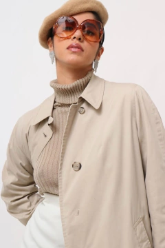 Trench coat bege london classico - Capichó Brechó