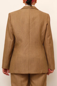 Conjunto alfaiataria bege Blazer + Calça na internet