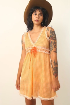 camisola xadrez transparencia vintage