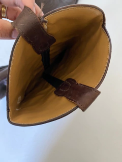 bota western marrom 39 couro vintage
