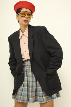 Blazer marinho YSL vintage - Capichó Brechó