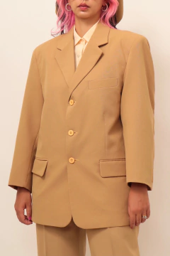 Conjunto oliva calça + blazer vintage na internet