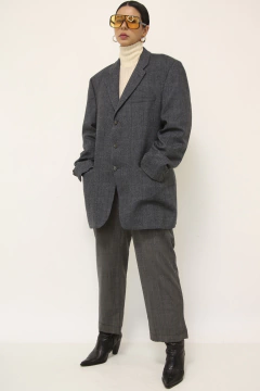 Blazer RALPH LAUREN azul vintage 100% LÃ