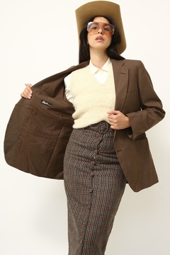 Blazer marrom MAPPIN vintage - Capichó Brechó