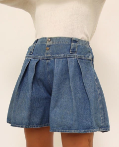 Shorts cintura alta jeans - Capichó Brechó