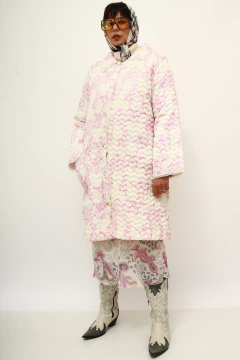 Robe de matelasse rosa flores