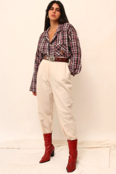 Calça linho clara vintage - comprar online