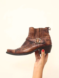 Bota western marrom rei do gado 39 - comprar online