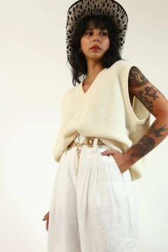 pulôver colete off grosso vintage - comprar online