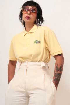 Polo LACOSTE BRASIL amarela vintage - comprar online