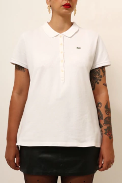 Polo lacoste branca classica original - Capichó Brechó