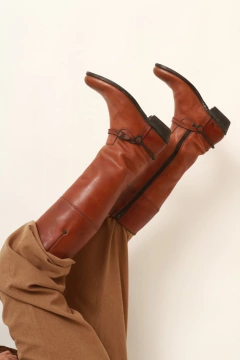 Bota couro marrom montaria FRYE 100% COURO 38