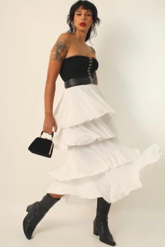 Imagem do Saia Zara camadas forrada