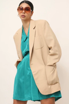 Imagem do Blazer bege liso DECIMEL vintage