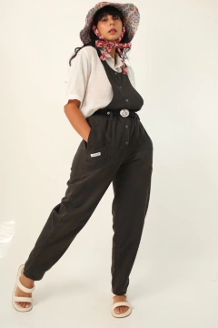 Macacão algodao preto vintage 90’s