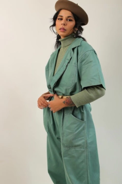 Macacao verde mint amplo