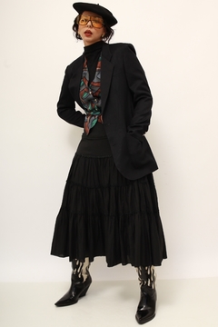 Blazer CRISTIAN RITZ preto textura na internet