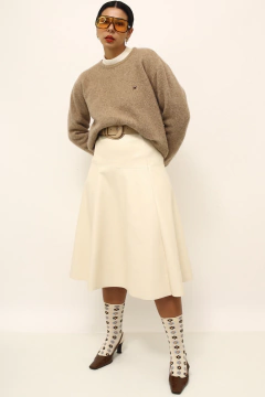 Pulôver polo vintage marrom - loja online