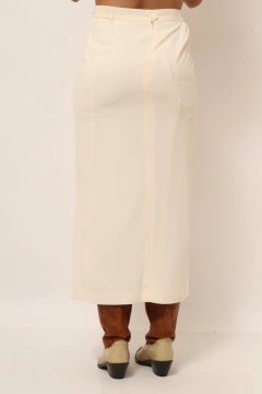Imagem do Saia cintura alta creme vintage
