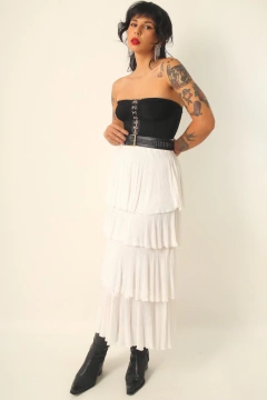 Saia Zara camadas forrada - loja online