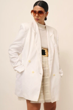Imagem do Blazer GUCCI estilo linho branco