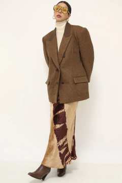 Blazer marrom LUIGI BERTOLLI classico - comprar online