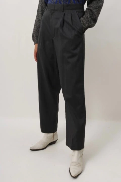 Calça YVES SAINT LAURENT cinza alfaiataria