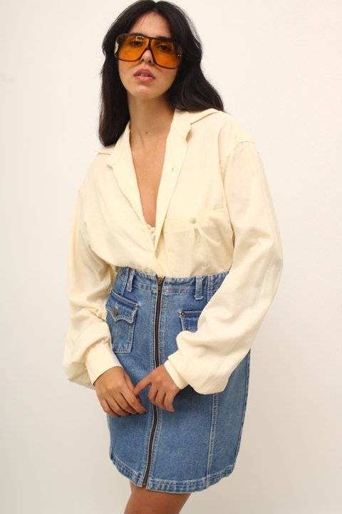 Camisa creme vintage MARKO PIVA