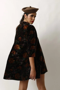 Vestido veludo amplo curto 60´s vintage na internet