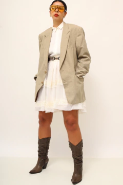 Imagem do Blazer xadrez bege classico DIOR