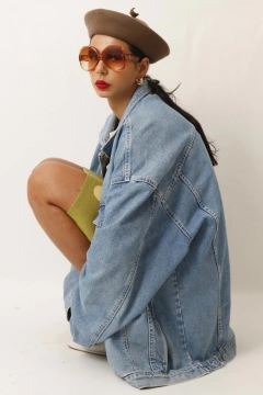 Jaqueta jeans oversize colcci vintage XG - loja online