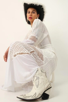 Vestido renda Luciana TUART boho chic na internet