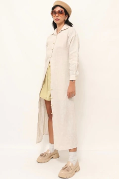 vestido camisa saida linho CRIS BARROS
