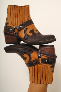 Bota western bicolor classica 37