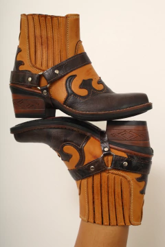 Bota western bicolor classica 37