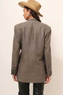 Blazer YSL forrado vintage 70’s hollywood - Capichó Brechó
