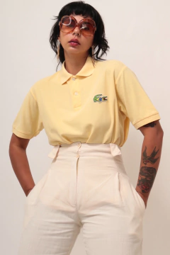 Polo LACOSTE BRASIL amarela vintage