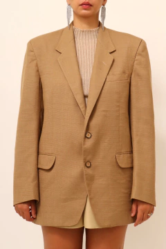 Blazer bege forrado ombreira LINEA na internet