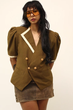 Imagem do Blazer manga curta estruturado vintage