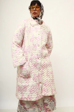 Robe de matelasse rosa flores