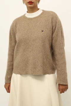 Pulôver polo vintage marrom - loja online