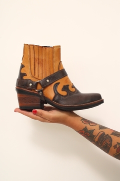 Bota western bicolor classica 37