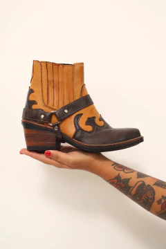 Bota western bicolor classica 37