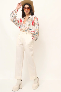 Camisa estampada 90´s PLUGI vintage - comprar online