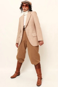 Blazer Dior linho bege vintage 34 - loja online