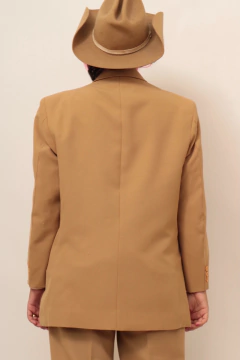 Conjunto oliva calça + blazer vintage - comprar online