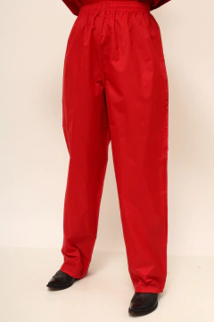Calça plastico estilo capa chuva na internet