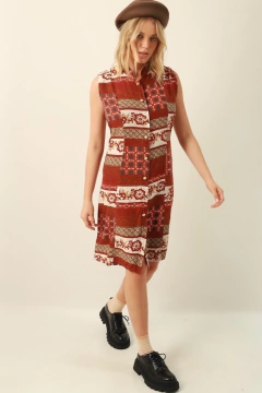 Imagem do Vestido estampado fresquinho vintage