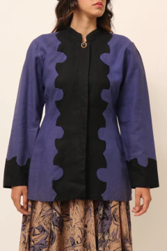 Blazer roxo com preto vintage 90´s - comprar online