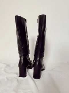 bota couro cano longo vintage 39 - loja online
